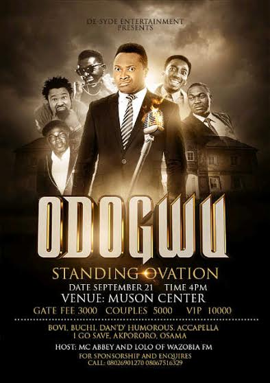 Comedian Odogwu Plans Big For September