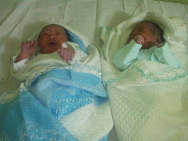 Femi Ogedengbe Welcomes Twins From Wife, Nkechi (Pictures)