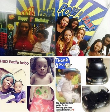 See The Gift Shina Peller Got for Olamide’s Son as He Turned a Year Older