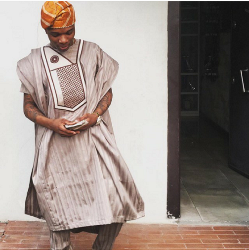 Wizkid Shows off Money Spent at Toolz Wedding