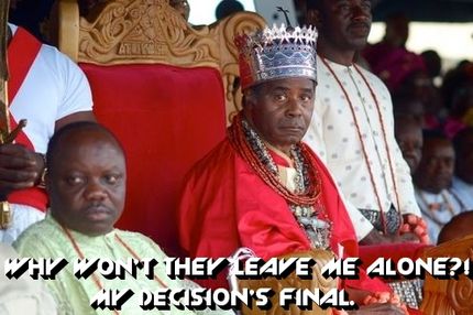 Chaos In Warri As Oba Accepts Christ… Abolishes Rituals & Ancient Cultures