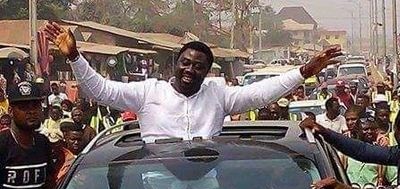 Mercy Johnson’s Husband Get Heroic Welcome in Edo (photos)