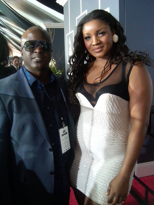 PICTURES:Omotola Jalade Ekeinde at 2011 Grammys