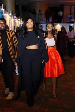 Omotola, Daughter Dazzle In Stomach Revealing Outfits (Photos)