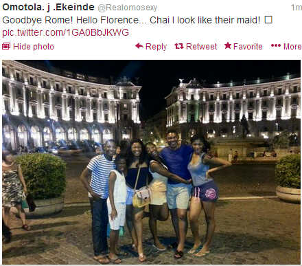 Omotola Flaunts Family Vacation Pix In Rome