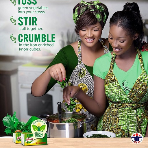 Omotola Jalade And Daughter’s Beauty Added Colour, Spice To The New Knorr Advert (Photos)