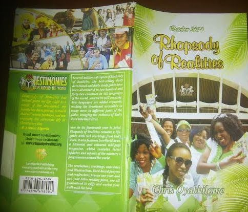 Anita Oyakhilome Removed From Rhapsody Of Realities Devotional Book(photos)