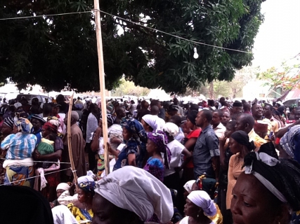 PHOTONEWS: Collapsed Church Building-Mass Burial For Easter Day Victims In Benue