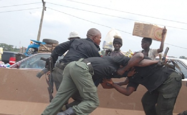 Nigerian Police beating of each other, Drunkenness and Shootings in Public are preventable