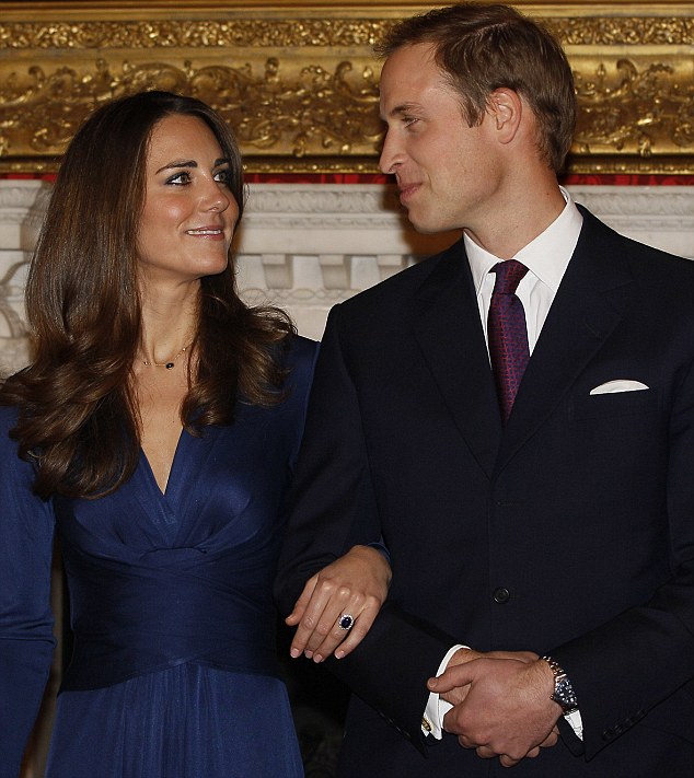 Prince William and Kate Middleton engaged