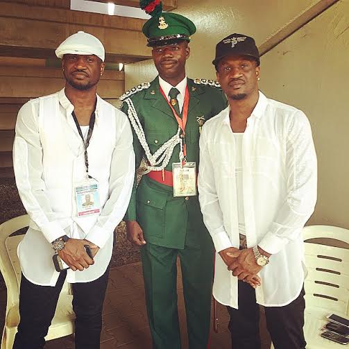 PSquare Storms Abuja, Ready To Perform At The Inauguration (Photos)