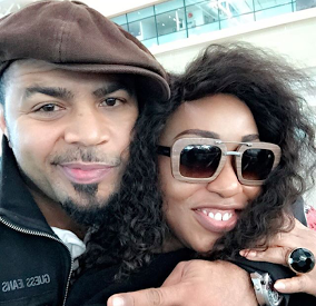 Ramsey Nouah, Rita Dominic Cuddle In South Africa