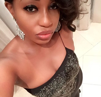 Rita Dominic Slays In Asymmetric Slit Gown (Photos)