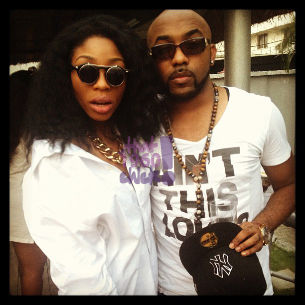 Pictures From Rita Dominic’s New Year’s Day Pool Party With Banky W