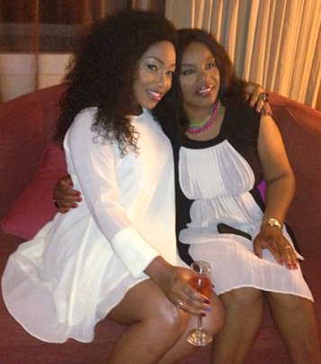 PHOTO: Rita Dominic Steps Out With Elder Sister, Nse