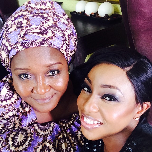 Rita Dominic Takes Selfie With Nollywood Star