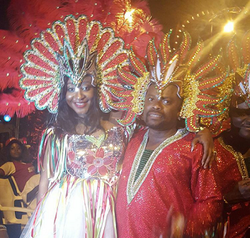 Ini Edo, Imeh Bishop Ignores Gov. Ben Ayade Band at Carnival