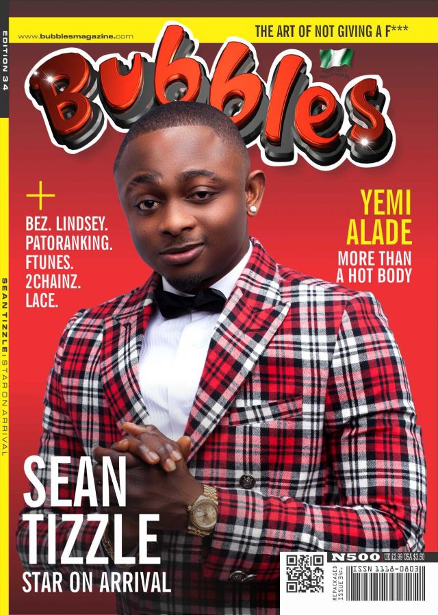 Sean Tizzle Graces Bubbles Magazine Cover For January