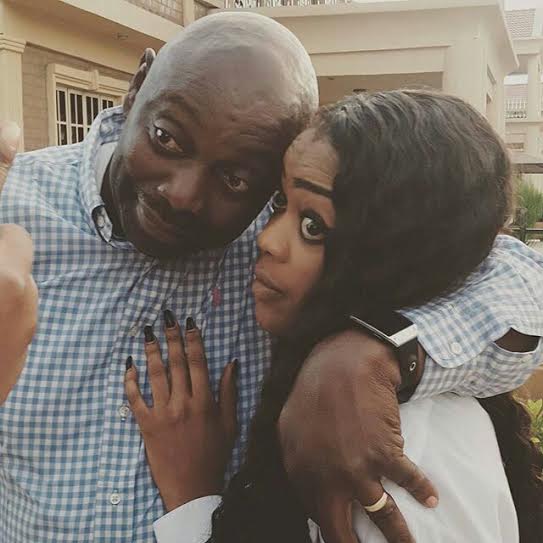 Eve Esin, Segun Arinze Engage In Eye-ball Competition (Photo)