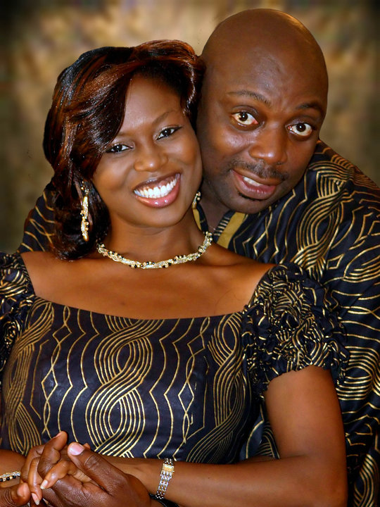 Actor Segun Arinze And Wife Julie Dedicate Son.