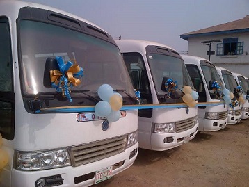 Ooni Launches N60m Nigerian Made Buses For Mass Transit.