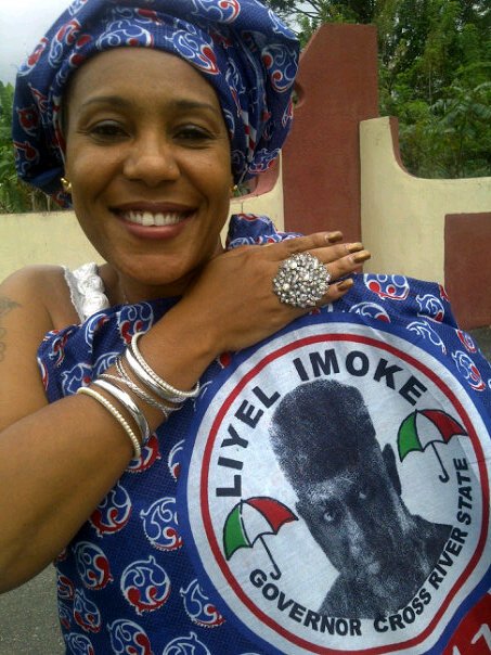 Actress/Musician Shan George endorses Liyel Imoke 4 Cross Rivers State!