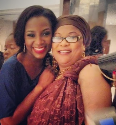 Genevieve Nnaji and Sola Sobowale at the Nollywood @ 20 Glam night