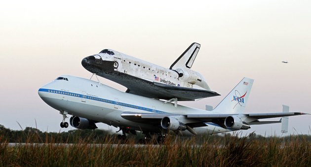 Last journey for shuttle Discovery