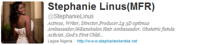 TWEET OF THE DAY: CHANGE OF NAME, STEPHANIE OKEREKE TO STEPHANIE LINUS