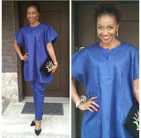 Female Agbada Trend At Surulere Movie Premiere (Photos)