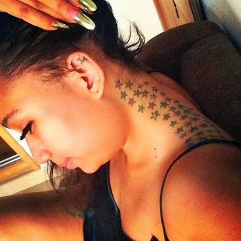 Tonto Dike’s Tattoo Gets Follower… Rising Actress Princess Pemu Gets Exact Tattoos (Photos)