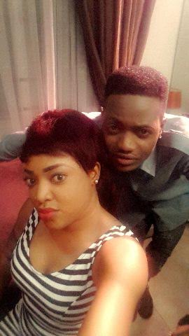 Star Actress, Tayo Sobola Kisses Budding Artiste, Brain