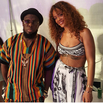 Timaya Meets With Rihanna