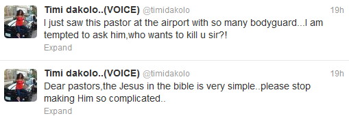 Timi Dakole Fires Man Of God On Excesses!