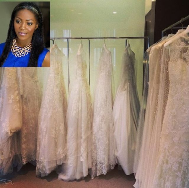 Marvin Queen, Tiwa Savage Shops In London For Her Wedding [Pictures]