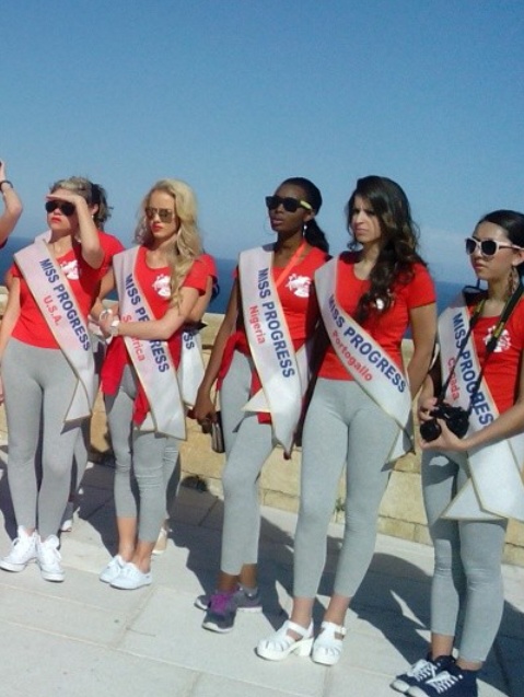 Miss Global Nigeria First Runner-up, Victoria Antai In Italy For Miss Progress Beauty Contest (Photos)