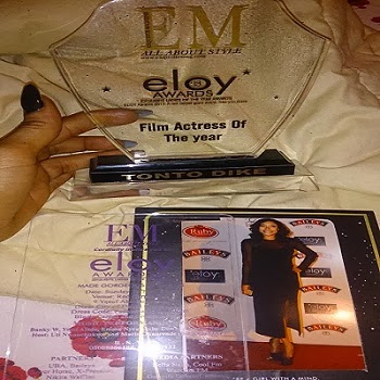 Tonto Dikeh Is Eloy Best Actress of The Year