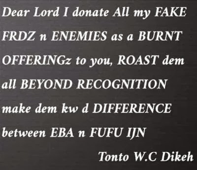 Tonto Dikeh Had Scary Night (Photo)