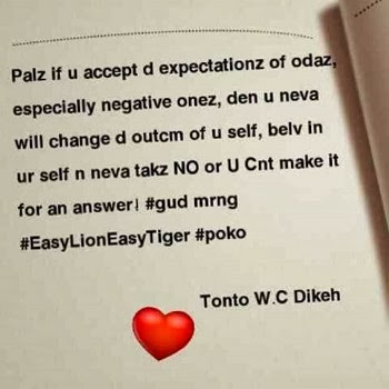 Tonto Dikeh Has Message for You