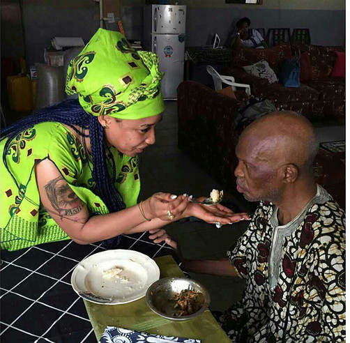 Tonto Dikeh Takes Charity To Senior Citizens