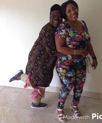 Chioma Toplis Hits Movie Location With Mr Ibu