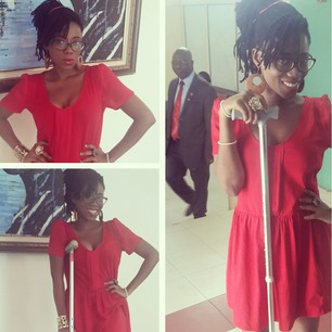 Lagos OAP, Tosyn Bucknor Goes About With Walk Stick