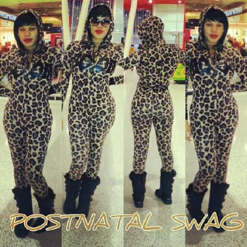 Toyin Lawani Shares Postnatal Pictures