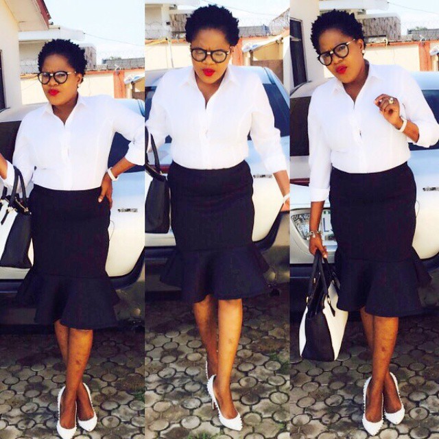 Toyin Aimakhu stuns in black & white