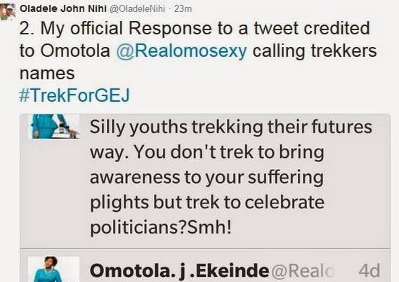 Pro-GEJ Trekker Reply Omotola: Your Wealth Is Still Poverty Compared To Real ‘Rich’ Persons