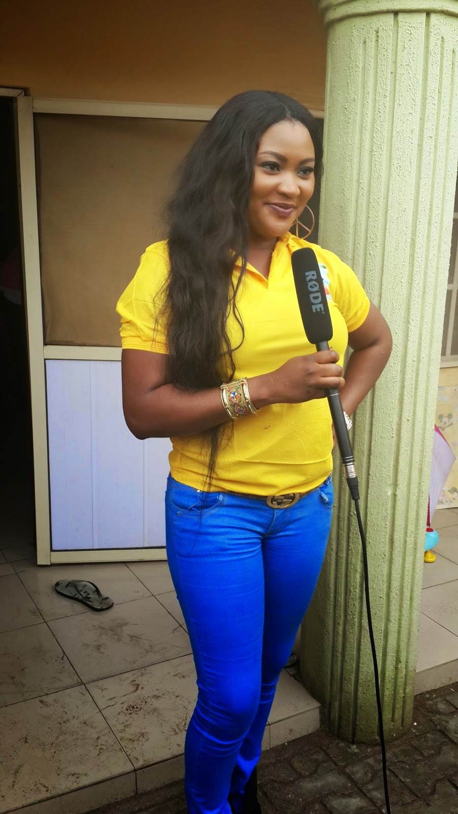 Uche Elendu Celebrates Her Birthday With Orphans