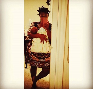 Uche Jombo Gradually Adapting To Motherhood (Photo)