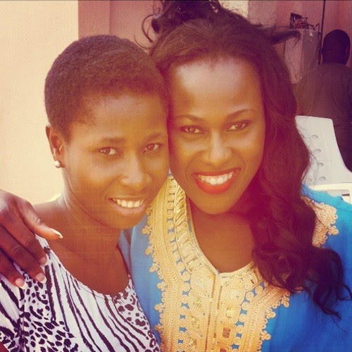 Uche Jombo Poses With Sister, Josephine