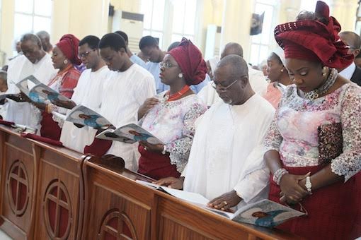 Faces At Joke Silva’s Mum’s Burial (Photos)