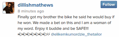 BBA Winner, Dillish Redeems Promise, Buys Elikem Power Bike